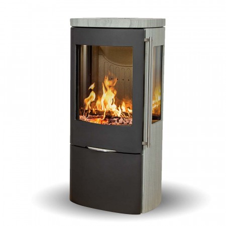 Jydepejsen Senza Grey Wood Sandstein m/sideglass