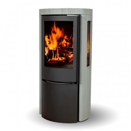 Jydepejsen Cozy Classic Grey Wood Sandstein m/sideglass